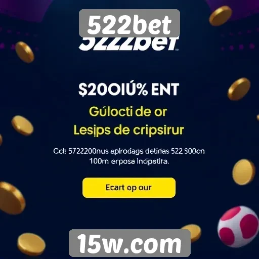 Ofertas e bônus disponíveis na 522bet