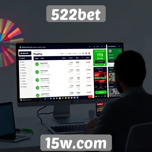 Análise da interface do usuário do site 522bet